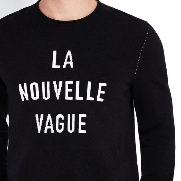 NWT AG Adriano Goldschmied Cedric Crew Neck Sweater La Nouvelle Vague Small - Picture 3 of 9